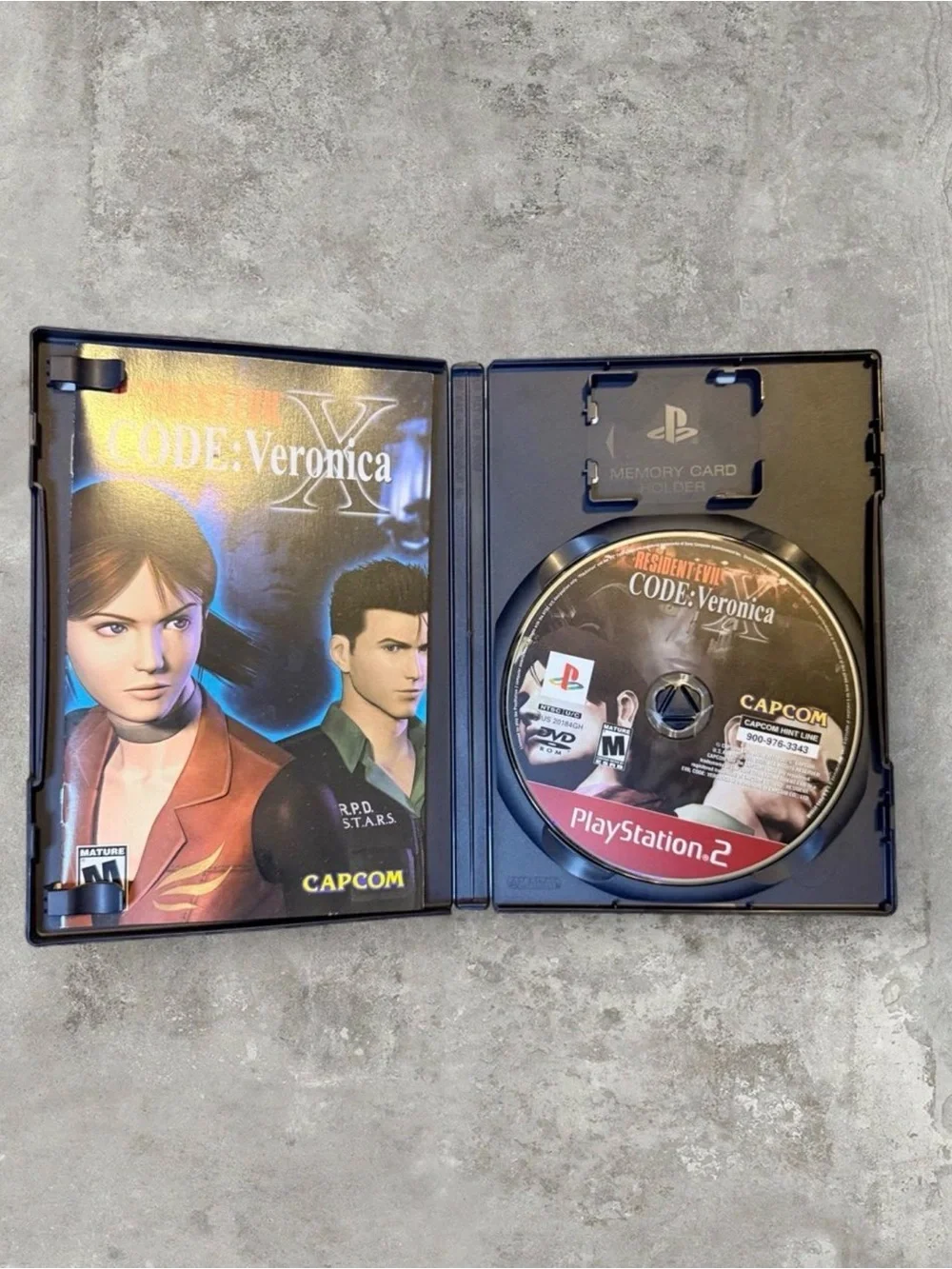 Sony PlayStation Resident Evil CODE: Veronica X – Blue Cover